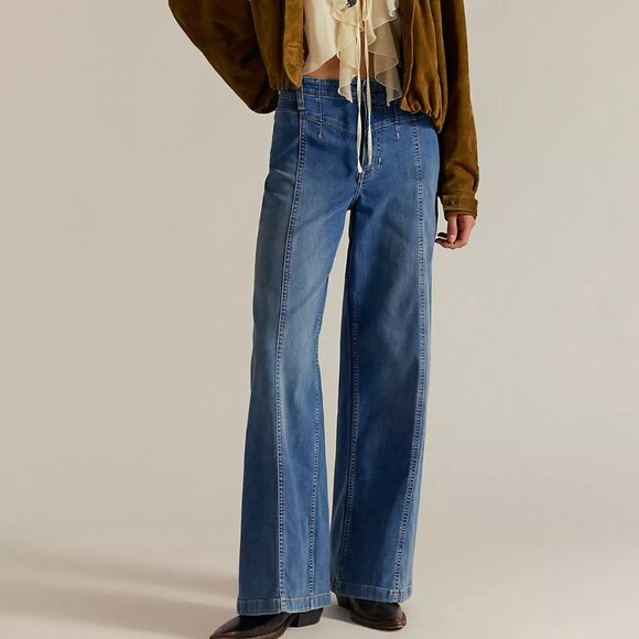 We The Free Libre Wide-Leg Jeans - Picture 1 of 4